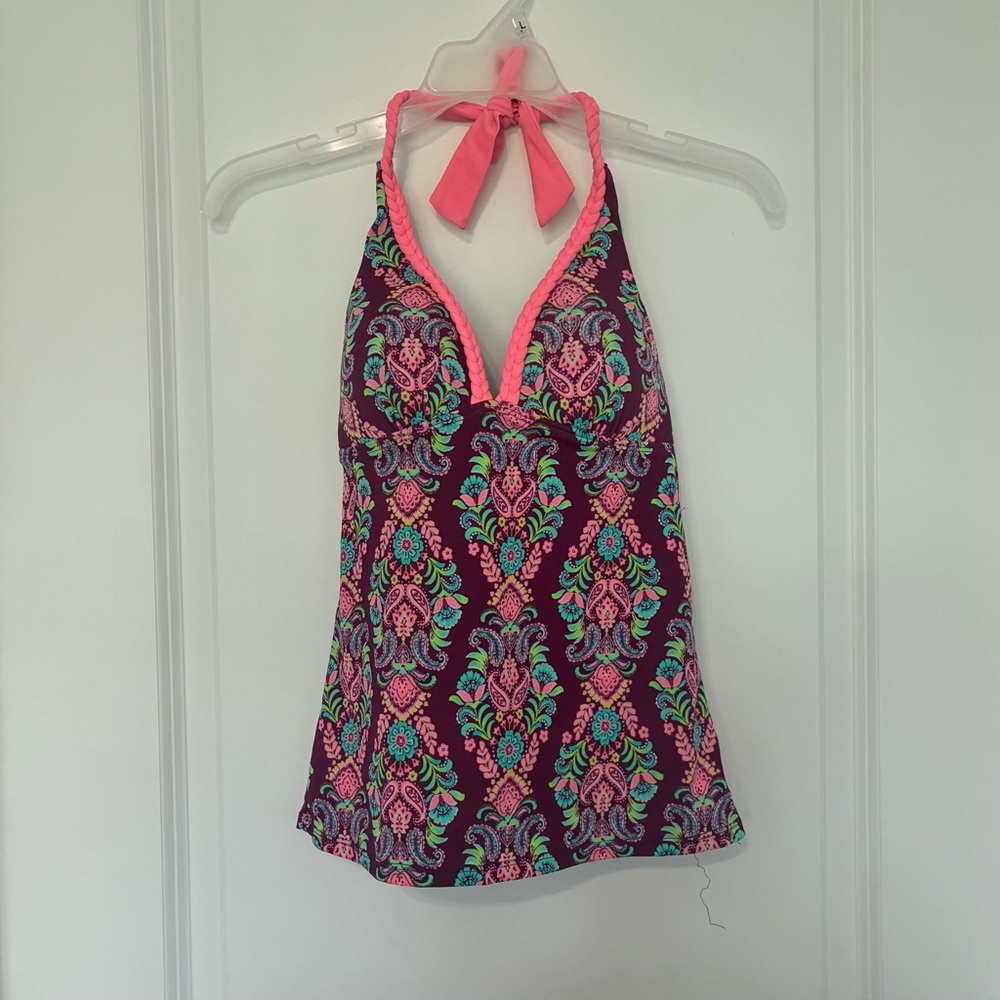 Arizona Jean Co. Floral Tankini Bathing Suit Top Women’s Small